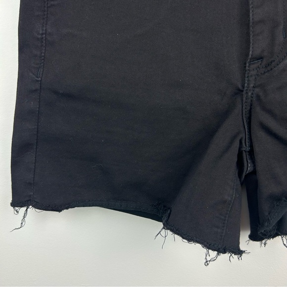 American Eagle Black Hi Rise Shortie Shorts Size 10 - Picture 10 of 10